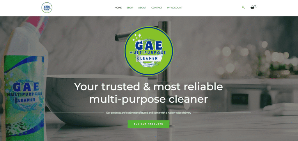 Gae Products Multipurpose cleaner website
