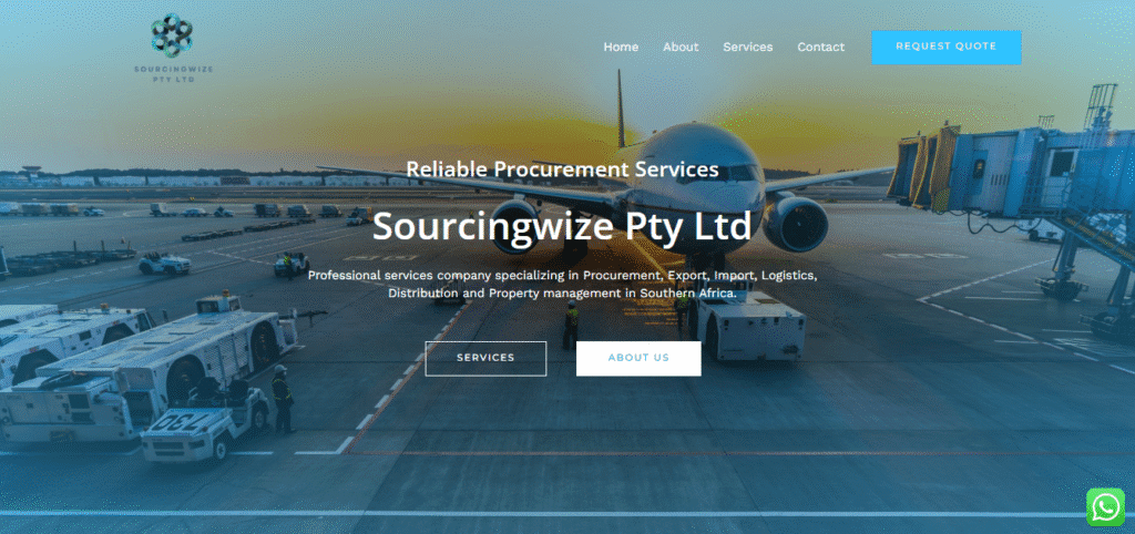 Sourcing Wize procurement website